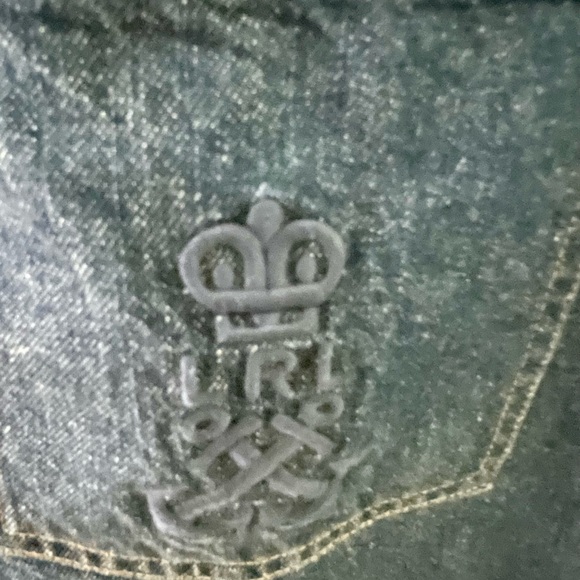 Women’s Lauren Ralph Lauren Jeans, Button Fly, Wide Leg, Size 14 - Picture 4 of 7
